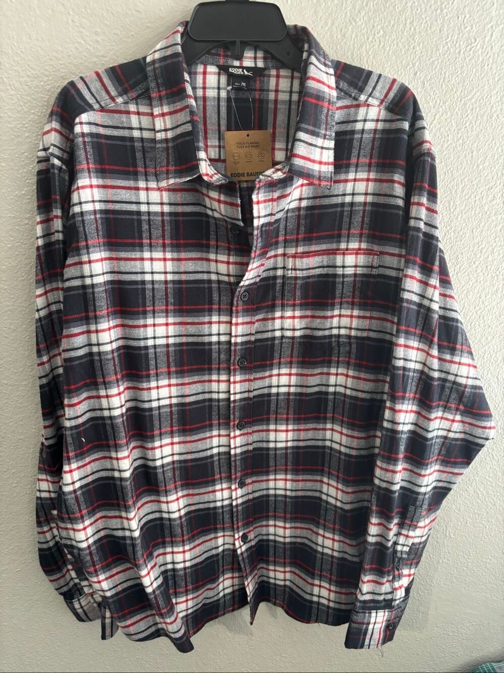 ❤️Eddie Bauer Men’s Flannel Shirt Sz 2XL